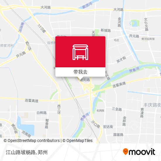 江山路坡杨路地图