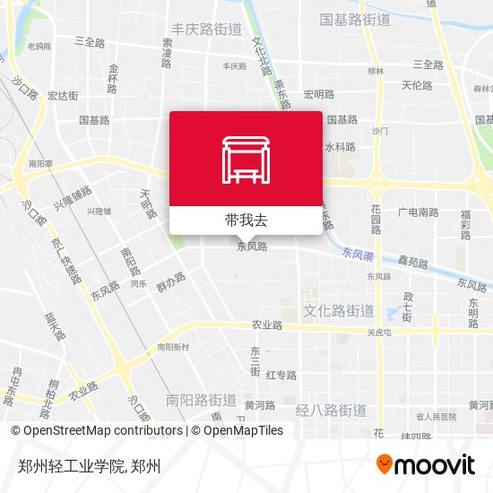 郑州轻工业学院地图