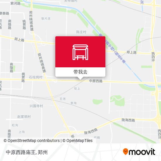 中原西路庙王地图