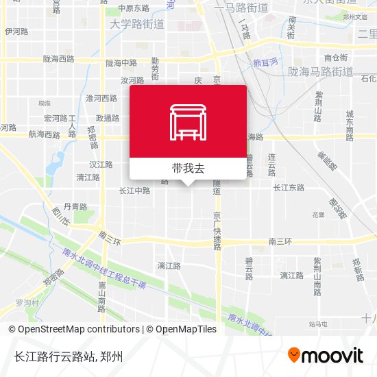 长江路行云路站地图