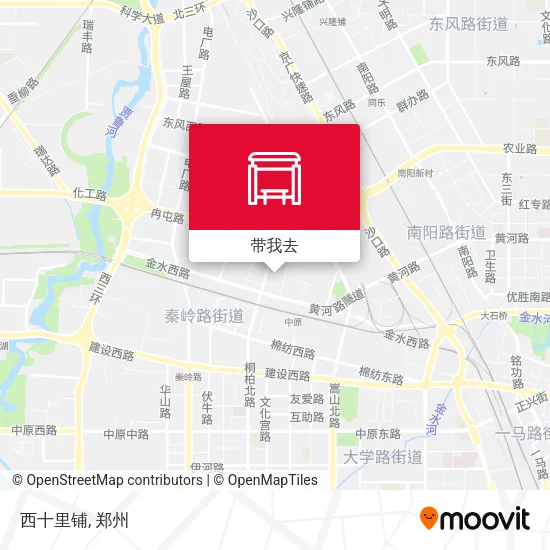 西十里铺地图