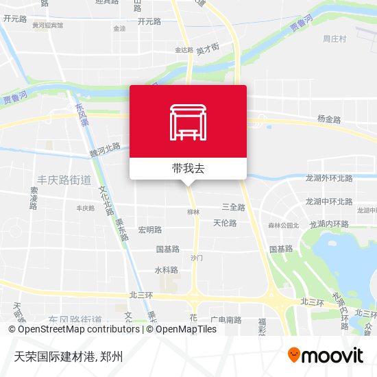 天荣国际建材港地图