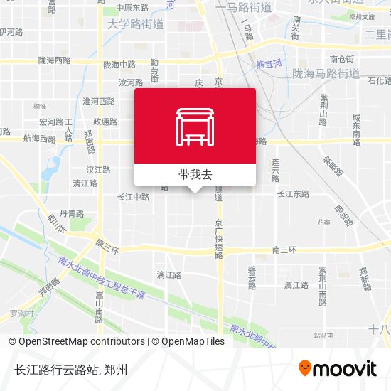 长江路行云路站地图