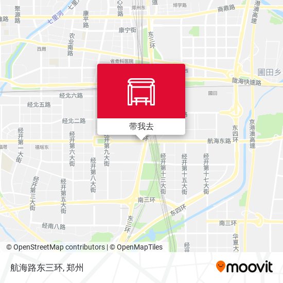 航海路东三环地图