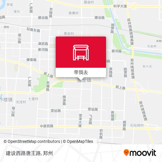 建设西路唐王路地图