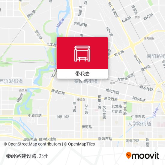 秦岭路建设路地图