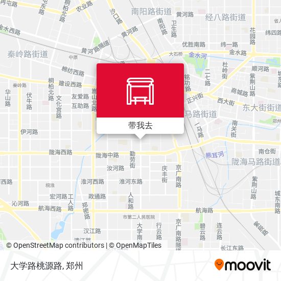 大学路桃源路地图