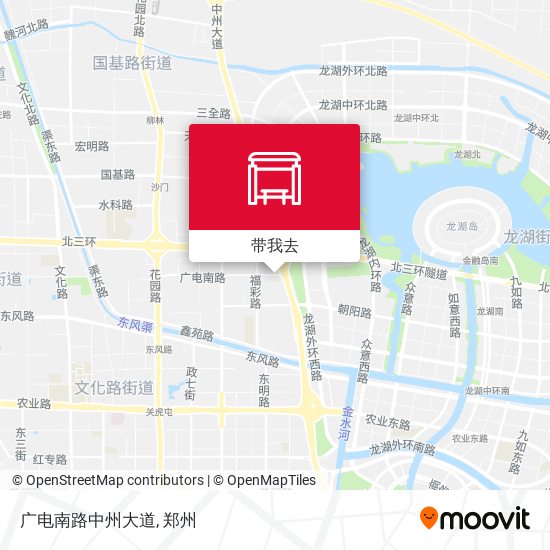 广电南路中州大道地图