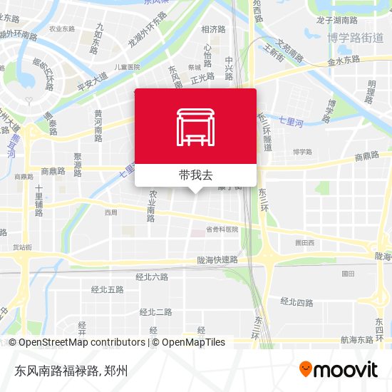 东风南路福禄路地图