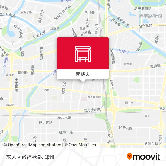 东风南路福禄路地图