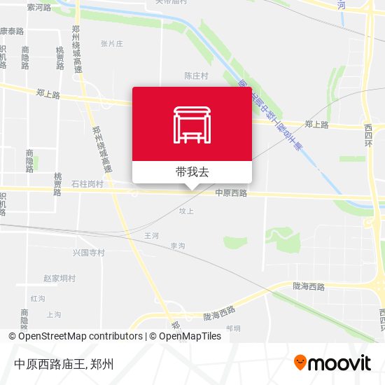 中原西路庙王地图