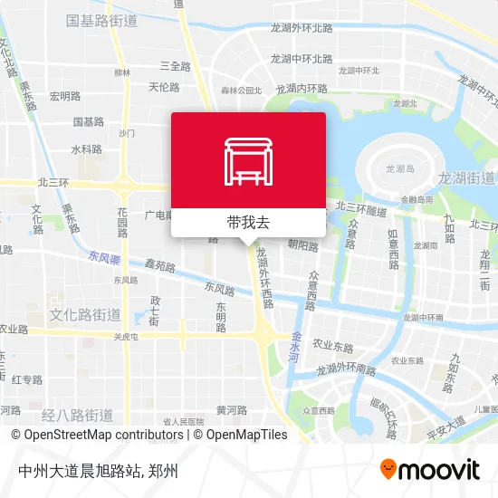 中州大道晨旭路站地图