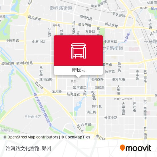 淮河路文化宫路地图