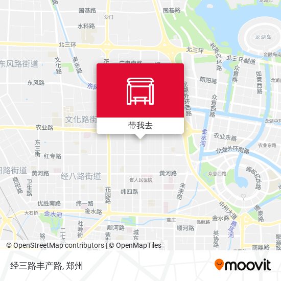 经三路丰产路地图