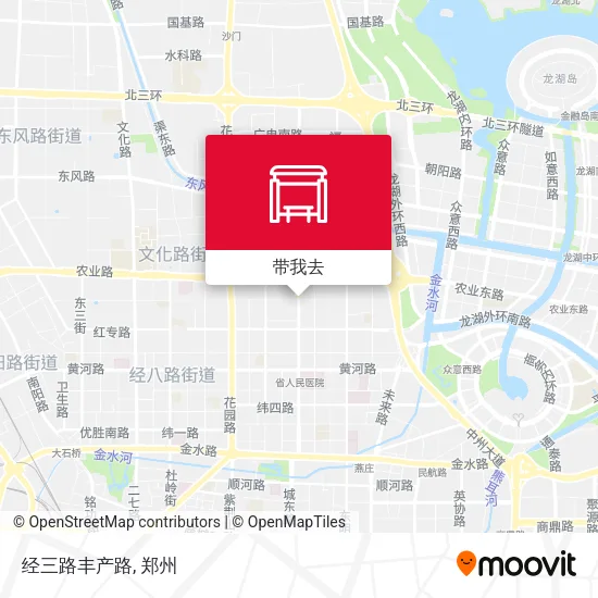 经三路丰产路地图