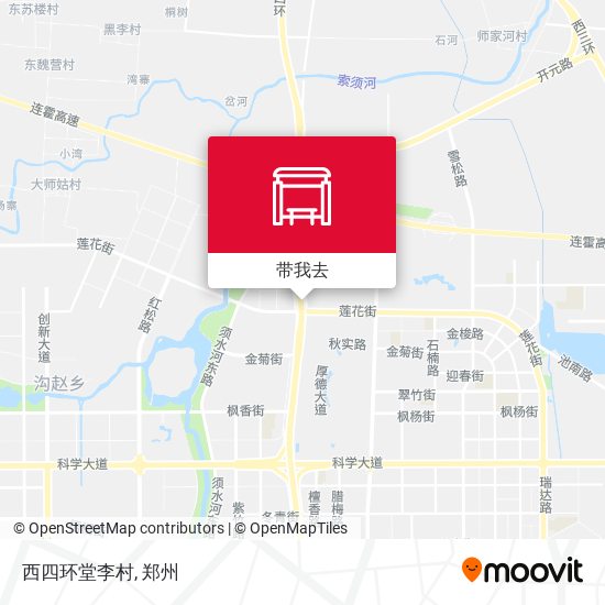 西四环堂李村地图