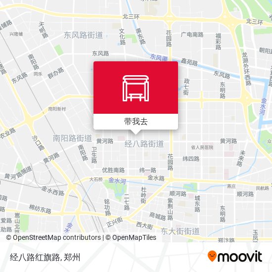 经八路红旗路地图