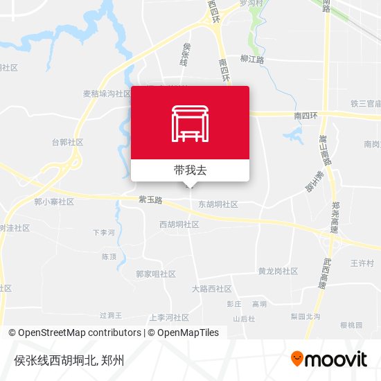 侯张线西胡垌北地图