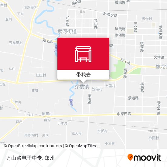 万山路电子中专地图