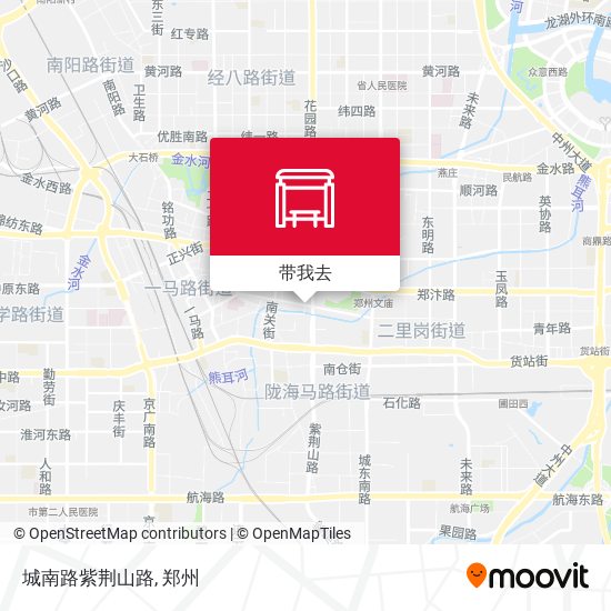 城南路紫荆山路地图