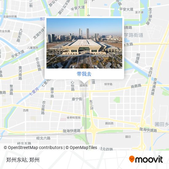 郑州东站地图