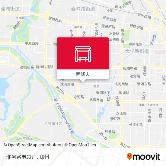 淮河路电器厂地图