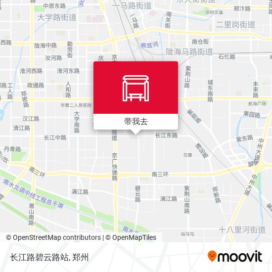 长江路碧云路站地图