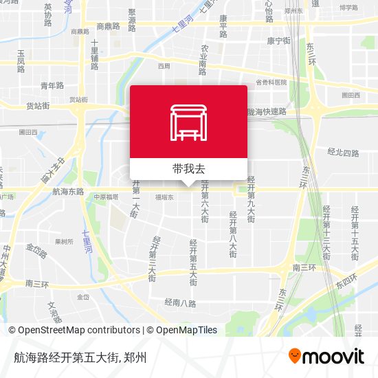 航海路经开第五大街地图