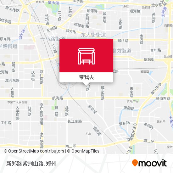 新郑路紫荆山路地图