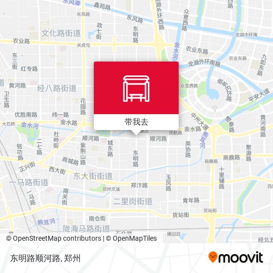 东明路顺河路地图