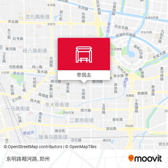 东明路顺河路地图