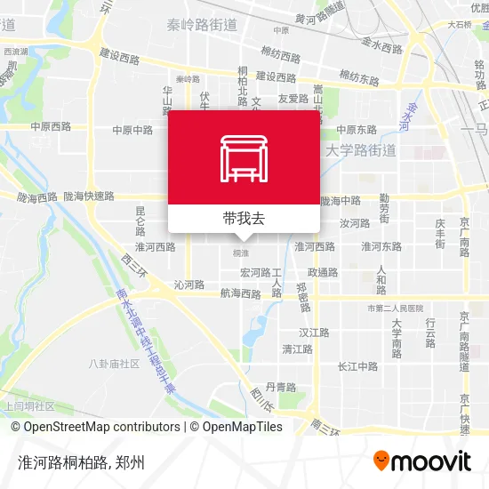 淮河路桐柏路地图
