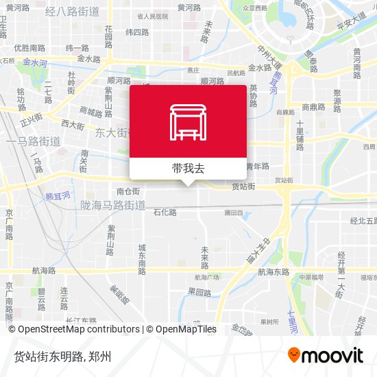 货站街东明路地图