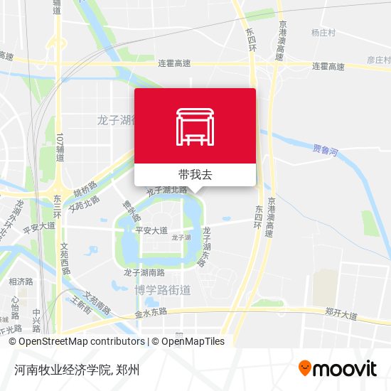 河南牧业经济学院地图