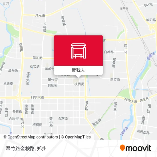 翠竹路金梭路地图