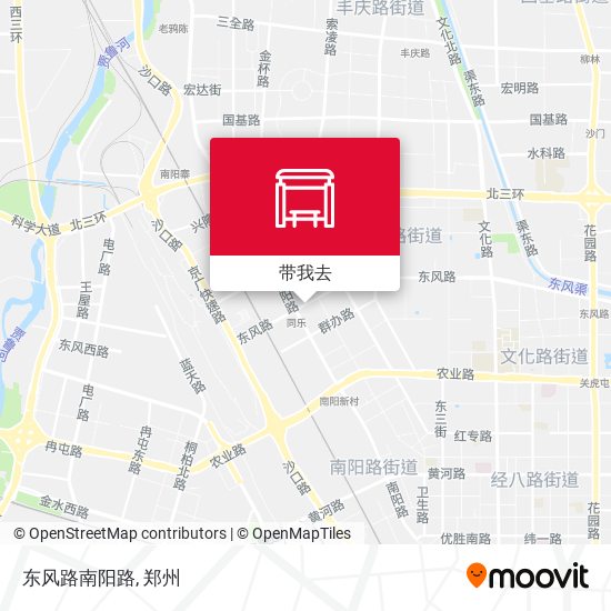 东风路南阳路地图