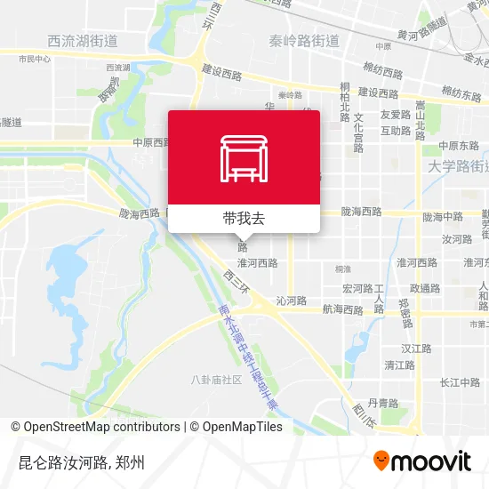 昆仑路汝河路地图