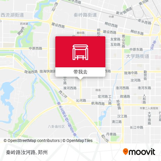 秦岭路汝河路地图