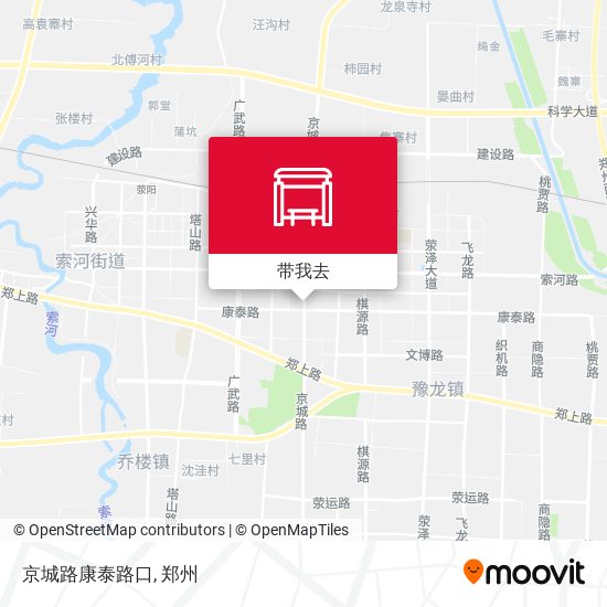 京城路康泰路口地图