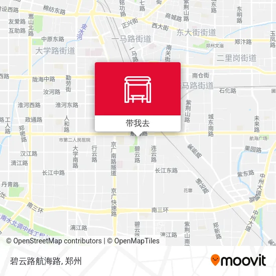 碧云路航海路地图