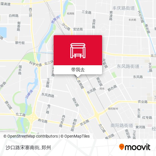 沙口路宋寨南街地图