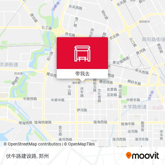 伏牛路建设路地图