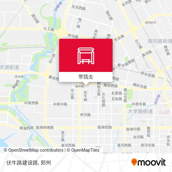 伏牛路建设路地图
