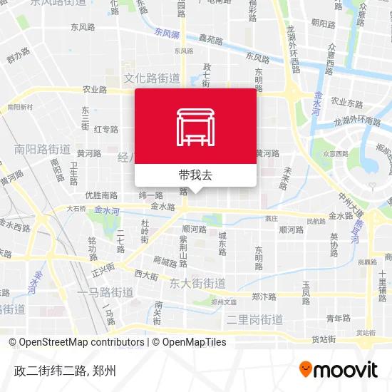 政二街纬二路地图