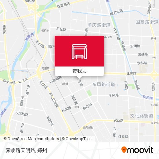 索凌路天明路地图