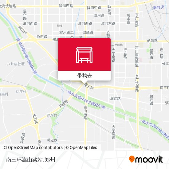 南三环嵩山路站地图