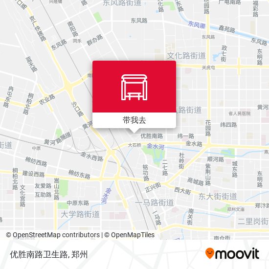 优胜南路卫生路地图