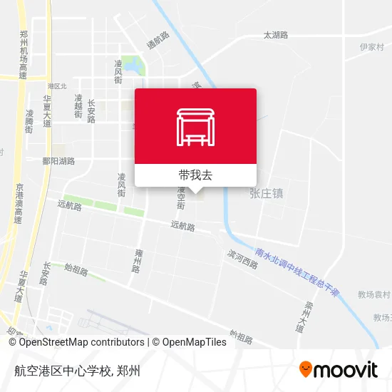 航空港区中心学校地图