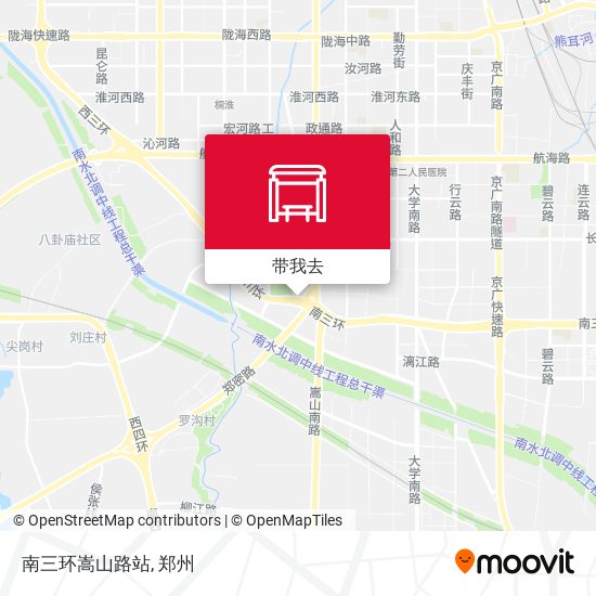 南三环嵩山路站地图