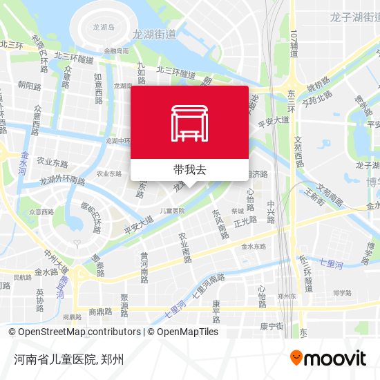 河南省儿童医院地图